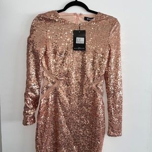 Misguided Sequin Mini Dress